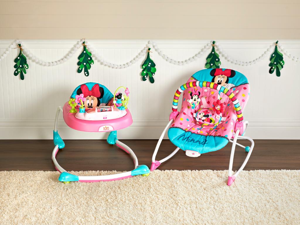 minnie mouse walker and rocker bundle