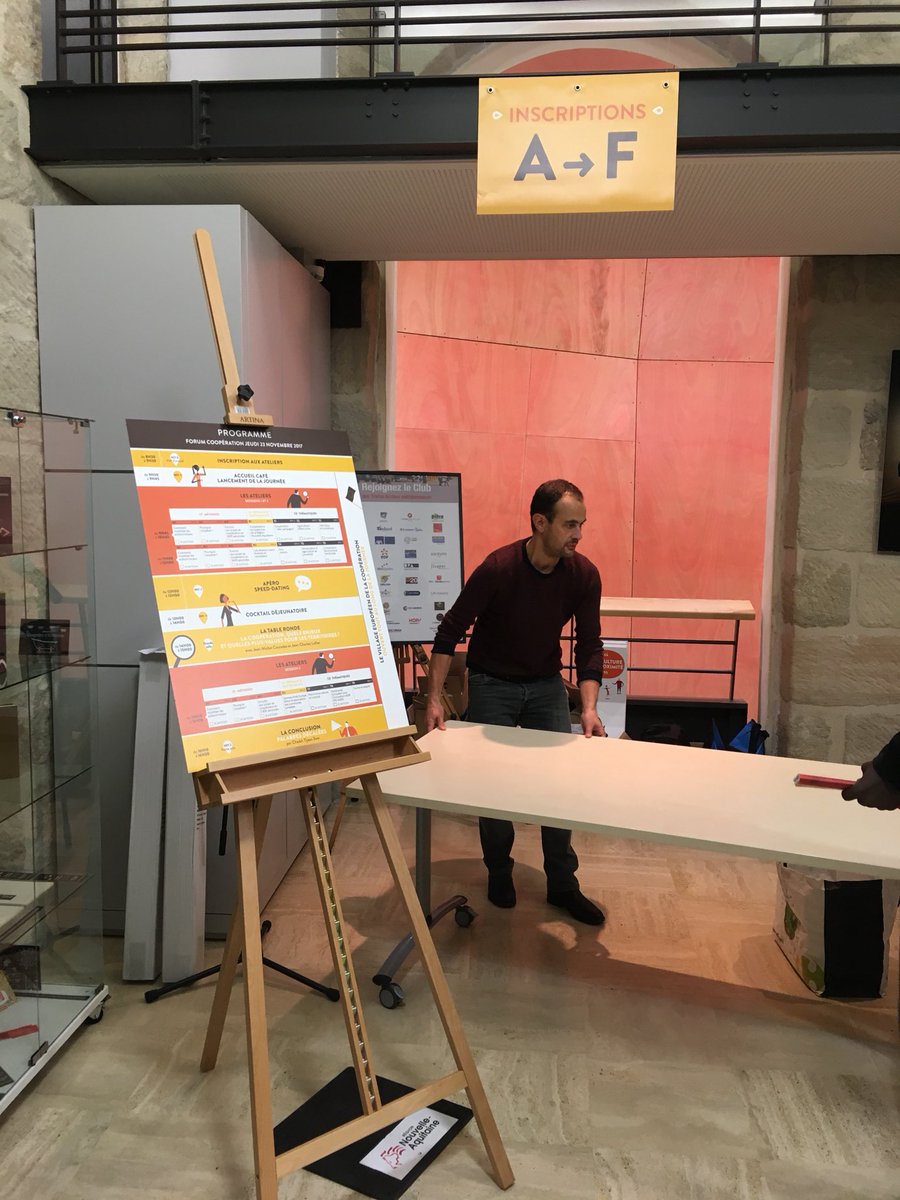 #pqa est dans la place pour le forum coopération à Brive au Theatre des 13 arches jeudi 23 novembre