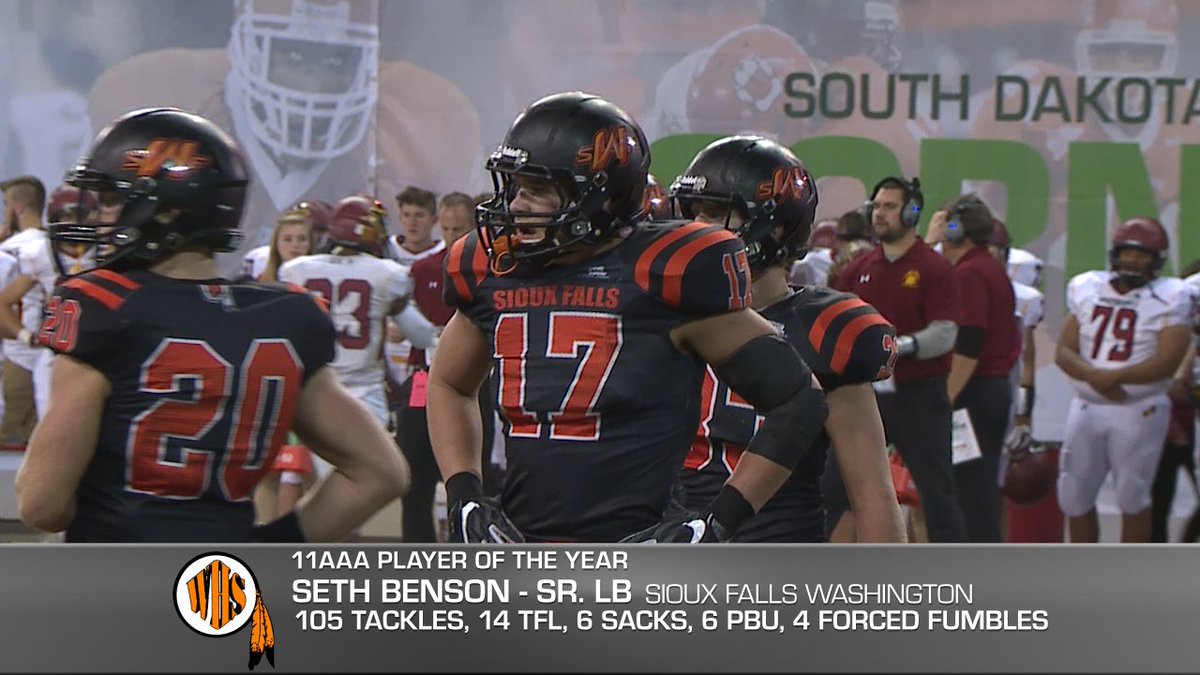 MidcoSports's tweet photo. Congratulations to Seth Benson, our SD 11AAA Player of the Year! @SFW_Football @AnderaMidcoSN https://t.co/0FwqChc5Mb
