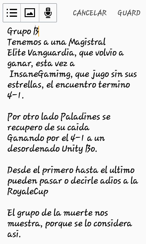 RoyaleCup1's tweet photo. Tabla Grupo B

1)@EliteVanguardia 
2)@InsaneGamingAR_ 
3)@erwifucr_raul 
4)Unity Bo

Todos con posibilidades de clasificar. https://t.co/z5n52GAE6o