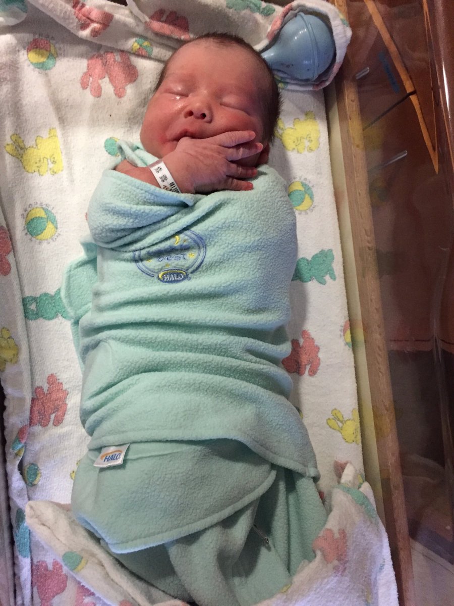 Meet the newest Green Devil....Milo Andrew Tabbert. Congrats to Coach <a href="/BryanTabbert/">Bryan Tabbert</a> , Gretchen &amp; Jerome!  💚🏐💚#Family #osagegreendevils