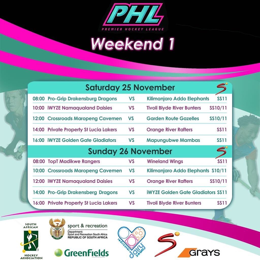 The <a href="/DDragonsPHL/">DDragonsPHL</a> will be LIVE on SuperSport at 8am on Saturday and 2pm on Sunday 🏑🐉

<a href="/SA_PHL/">CTM PHL</a> <a href="/SuperSportTV/">SuperSport 🏆</a> <a href="/voodoohockeyaus/">VOODOO Hockey</a>