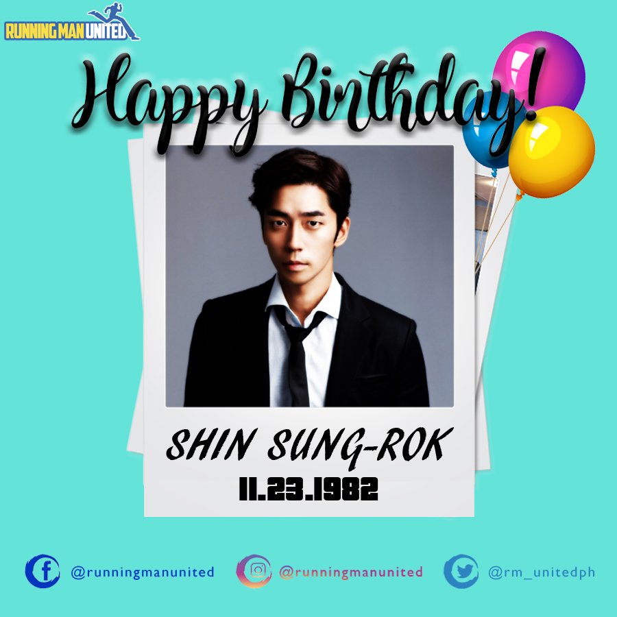 Happy Birthday Shin Sung-rok! 