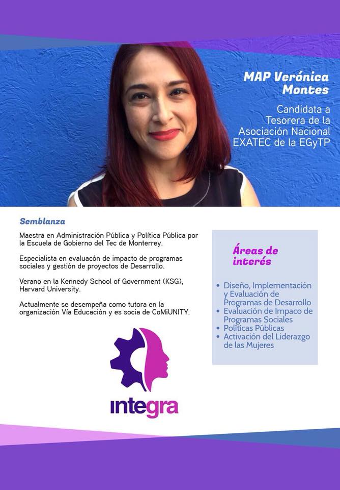 PlanillaIntegra's tweet photo. Integrantes del equipo de la planilla Integra, aspirantes a dirigir la Asociación Nacional de EXATEC de nuestra Escuela. Les invitamos a conocernos y sumarse a nuestro proyecto de trabajo. https://t.co/MPBWouy5PE