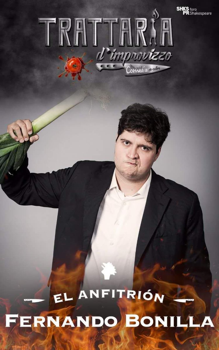 ImperdibleEs's tweet photo. Esta noche estará @fdobonilla en el @ForoShakespeare.

¡Tienes que verlo! Te esperamos a las 8:30pm en #trattaria d'improvizzo. Ven a ver #Impro. https://t.co/pg6MHdtuX3