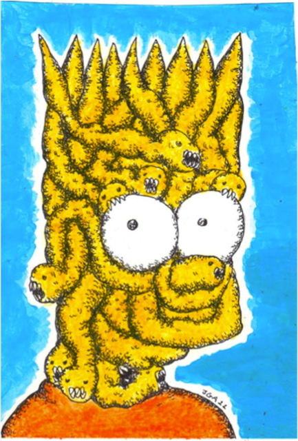 shermineitor21's tweet photo. arte de fans increíblemente creativo #bart #tagfanart ♟ #yoarte #art ♜ https://t.co/PsmWT71AB4