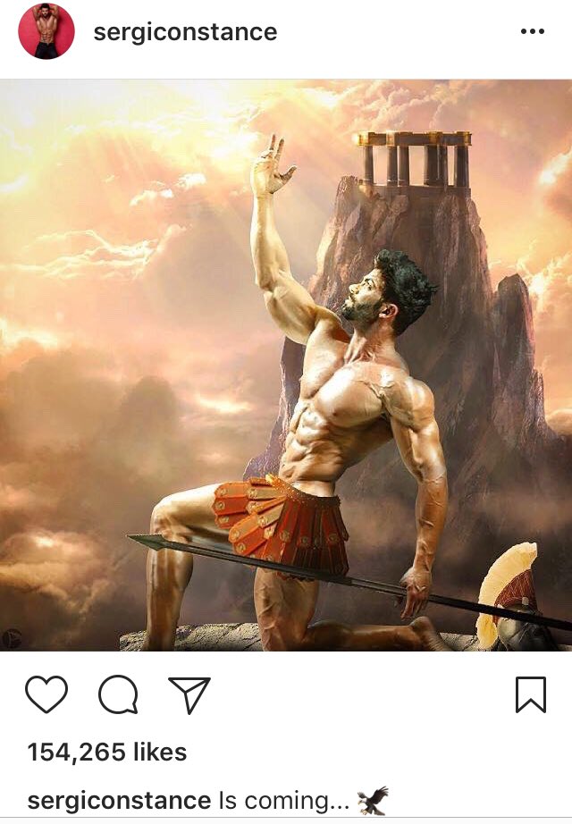Project_Reviews's tweet photo. @Sergiconstance aka "ZEUS" from #JusticeLeague gave us a clue a week before the release of the film! #Congrats 💪🏼💥 https://t.co/LVf03GrAE7