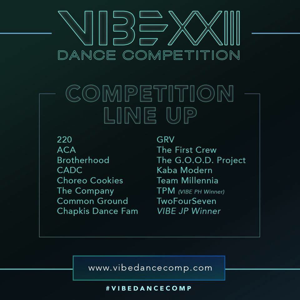 VIBEDanceComp's tweet photo. Let’s get it! VIBE XXII. 😎🙏 https://t.co/TzMRBlBOgH
