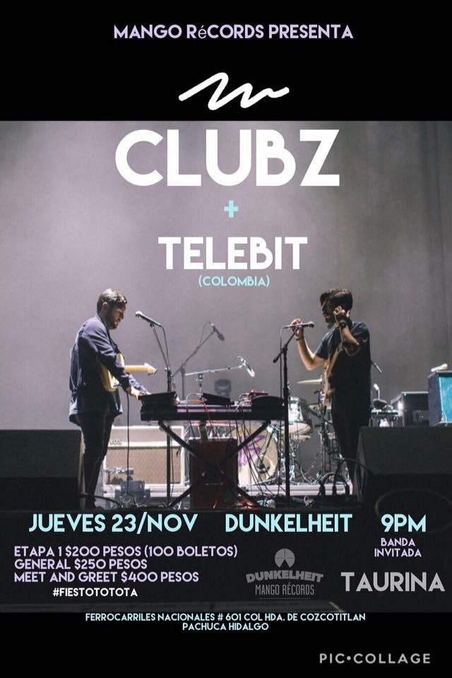 Mañana nos vemos en <a href="/DunkelheitBar/">Dunkelheit Bar</a>, en la hermosa ciudad de Pachuca junto a Clubz y TELEBIT. 😈😈😈
#TaurinaBand #VivaElToro #PachucaLaBella