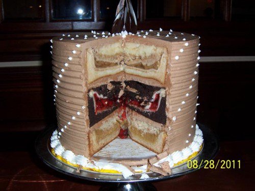 RennaW's tweet photo. You've seen turducken. Behold, Piecaken! https://t.co/HTV7FAKFPk