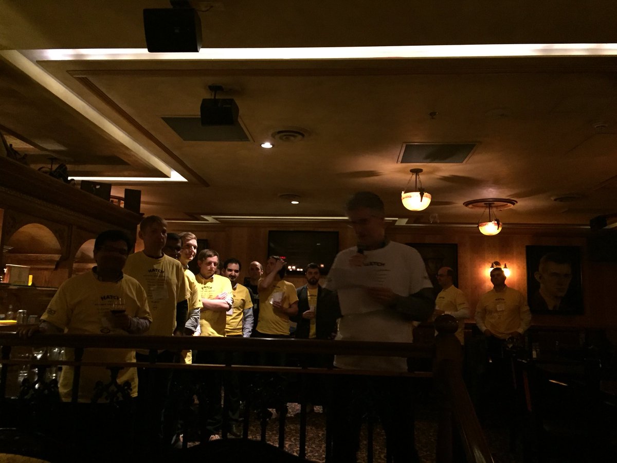 At #wearehatch event hearing inspirational pitches and disruptive ideas!