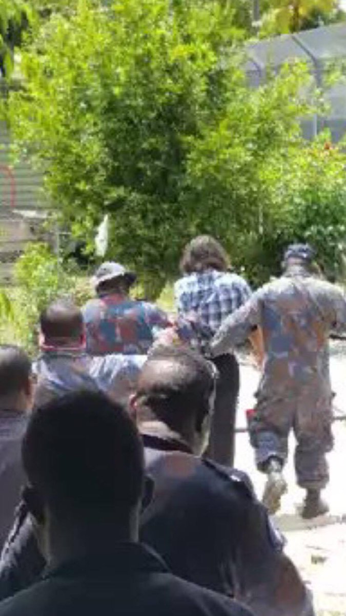 Here is <a href="/BehrouzBoochani/">Behrouz Boochani</a> being taken by PNG police’s notorious mobile squad. His courageous journalism has been an absolute inspiration. He has exposed Australia’s cruelty on Manus and reinforced the brave, peaceful resistance of innocent refugees.