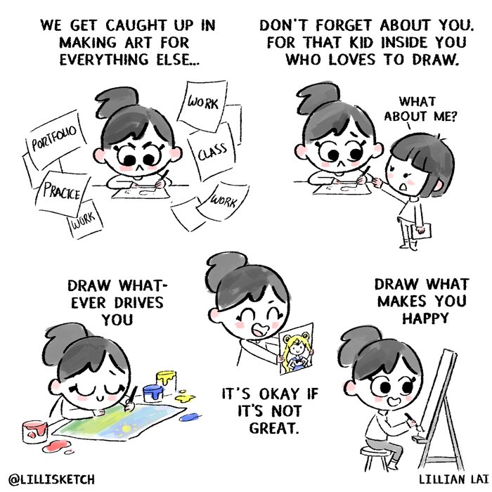 Lillisketch's tweet image. A reminder