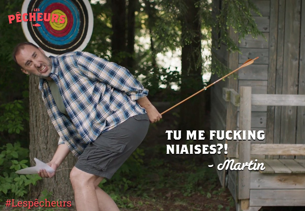 Qui l’eut cru que Mitsou ET Caroline Néron en devaient une à Martin! #LesPêcheurs