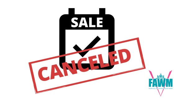 WEAREFAWM's tweet photo. We regretfully announce we've decided to CANCEL our Black Friday sale. Details here: https://t.co/SHulBF27Ut https://t.co/OSlkMFYfot