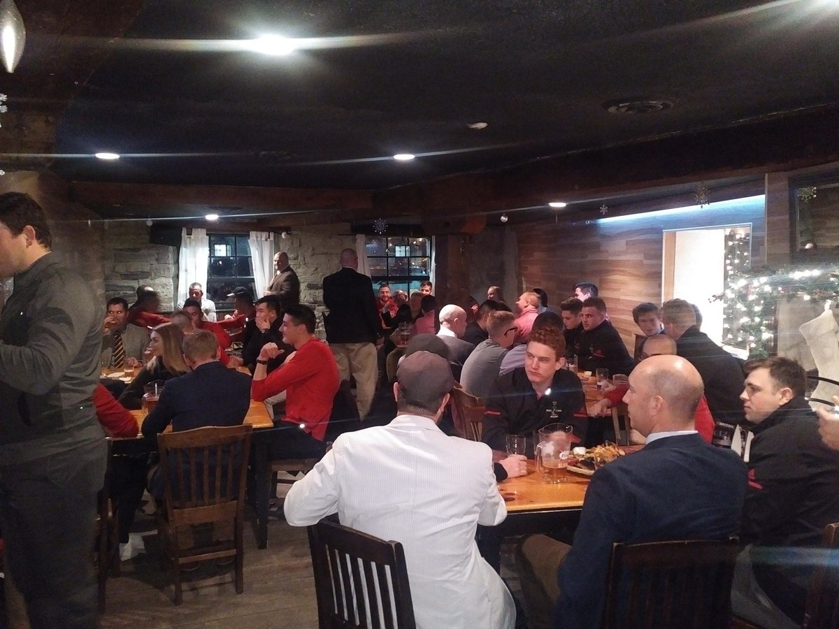 SeanMcdonaugh's tweet photo. Fantastic post match reception, current and future leaders of the Canadian Armed Forces - passion, respect, solidarity, integrity and discipline on display. https://t.co/mJHha5aflj