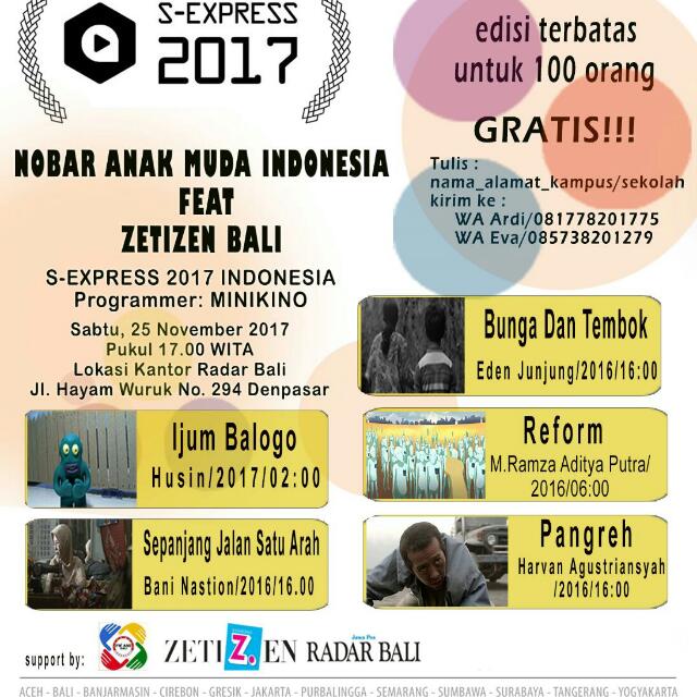 AhmadQomPDP's tweet photo. Yuk nonton...#AMI #AnakMudaIndonesia #AMIBali #NobarFilmPendek https://t.co/n5pyazkIn0