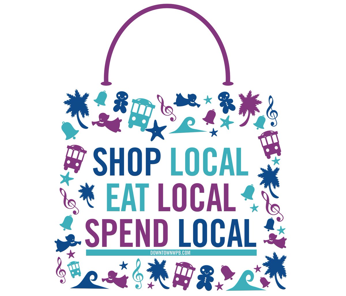 DowntownWPB's tweet photo. The spirit of giving is best, don't you see, when all of our shopping is in #DowntownWPB #ShopLocalWPB https://t.co/qk5gIKqUCo https://t.co/f4ubLJsBh3
