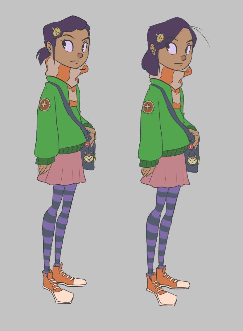 scootbootlett's tweet photo. The protagonist in the pitch bible I'm creating for my Senior Project https://t.co/jXozN0DMdI