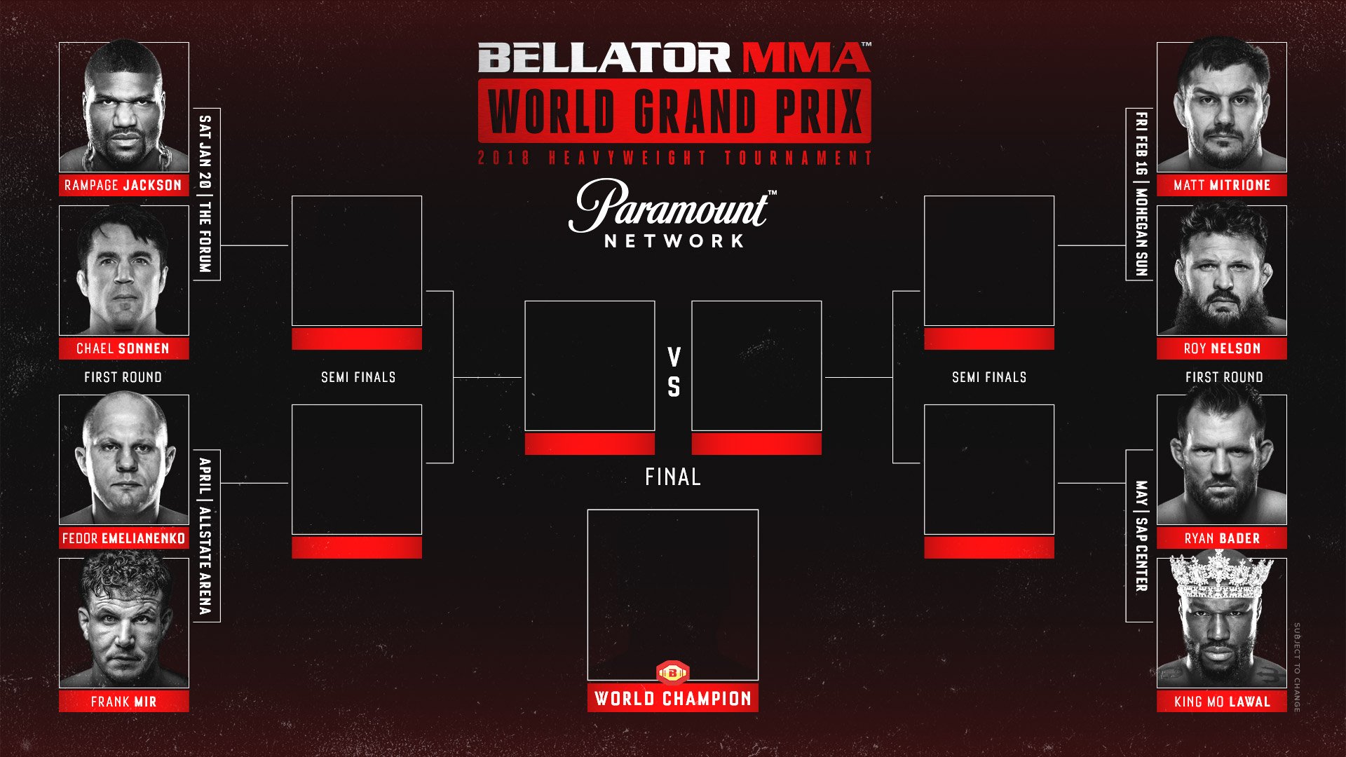 Bellator to crown new heavyweight champion with eight-man GP in 2018 - Page 2 DPSLshzV4AAXl60