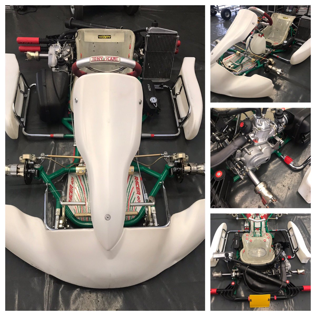 Complete Rotax DD2 kart available from #TeamKoeneUSA. Two race old chassis with skid plates, angled steering wheel hub and Tillet Seat. Chassis will also come with new #TonyKart decal kit and MXP wheels. Priced to sell. More info via DM or email to Info@KoeneUSA.com