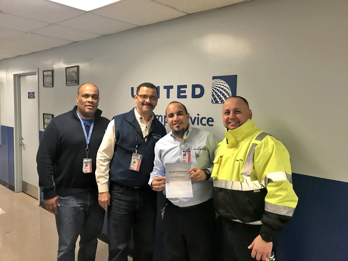 @weareunited Congratulation @JuanCabUAL on your United 100 nomination. Thanks for all you do to #ProtectTheProduct and keeping our #United2WinNYC Team Safe. #BeingUnited is #WhyILoveAO