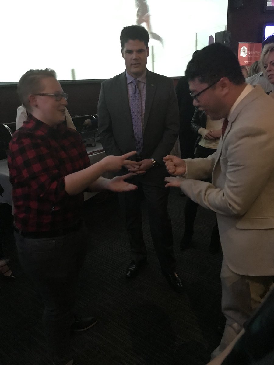 <a href="/jcrosilla/">Jasmine L Crosilla</a> sharing all about the <a href="/UnitedWayCgy/">United Way of Calgary and Area</a> campaign tonight! All support is directed to kids, poverty, and community in #YYC Lets raise even more $ this year for long-term solutions to social issues #TDUnited <a href="/PrairieGenNext/">Prairie GenNext</a>