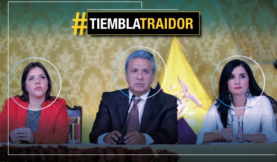 MalJosema's tweet photo. #TiemblaTraidor el pueblo no olvidará a los que engañaron al pueblo para volver al Ecuador del reparto!!! @Lenin https://t.co/hXSVOvC1ma