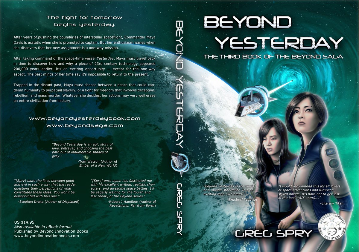 "Beyond Yesterday is the work of a master storyteller (5/5 stars)." -Readers' Favorite bit.ly/bydkdle  #ScienceFiction #AmWriting