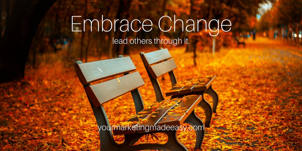 MarketMadeEasy's tweet photo. Embrace change and lead others through it! #YQRsmallbiz #yqr #smallbiz https://t.co/NGbTo1dcrr