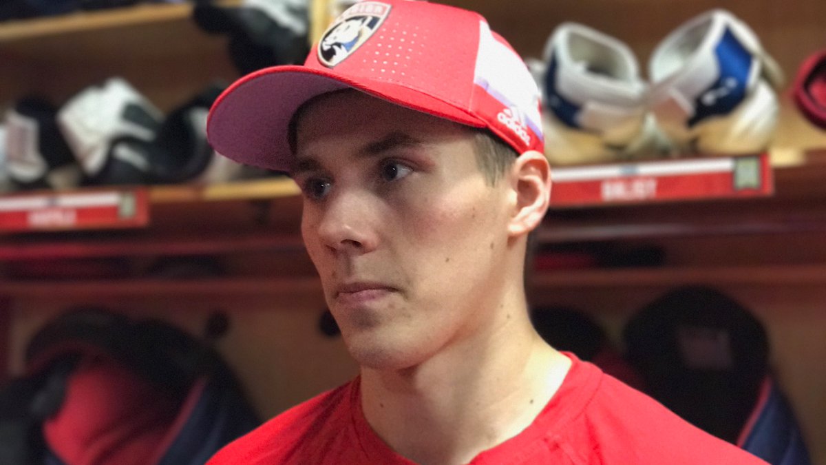 "I tried to bring everything I have today.” -Henrik Haapala on his first NHL game. https://t.co/2xR0OVoRjQ