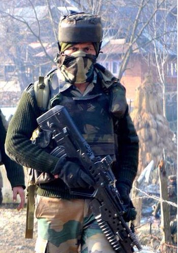  #ArmyInKashmirIf looks could kill, they would be something like this one's!