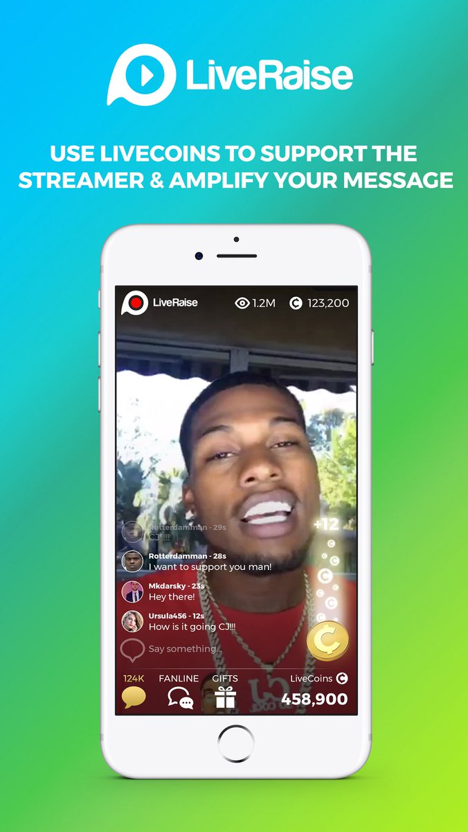 The new LiveRaise has arrived! Update your app for the newest features &amp; an improved experience 🔥🎥💰
