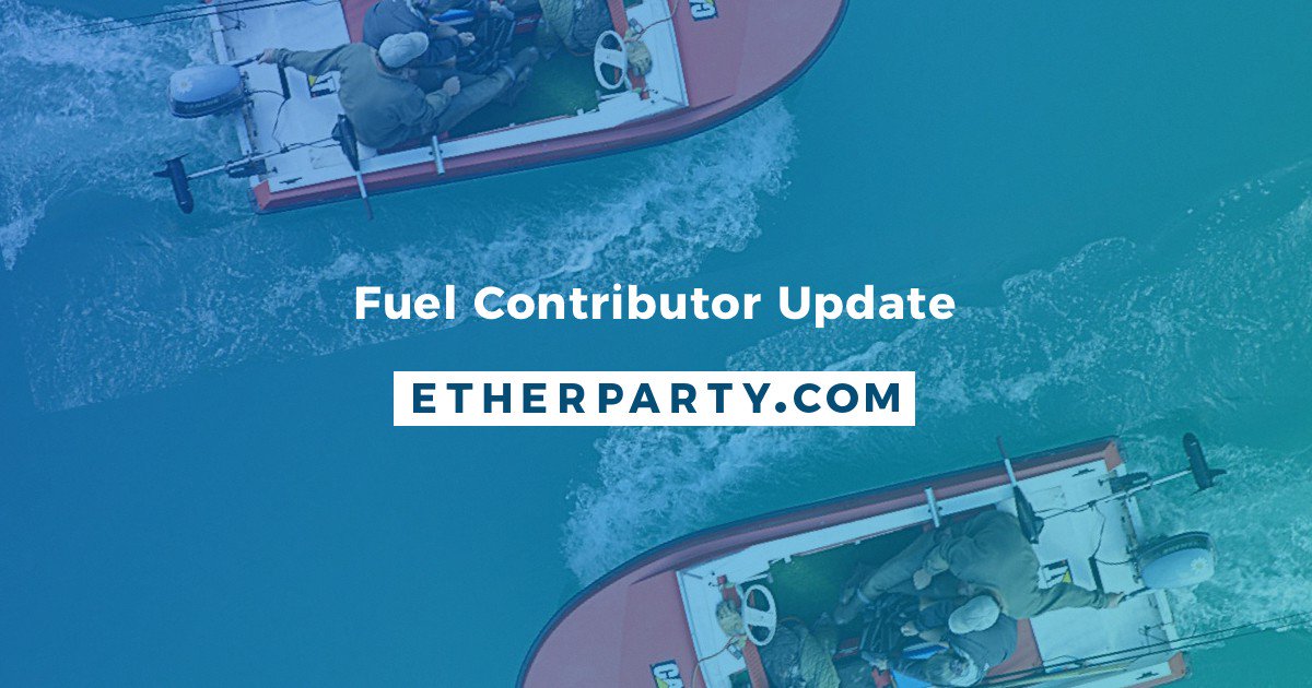 HyperionExch's tweet photo. #FUEL contributor update! https://t.co/ljnDQwqkAu   #crypto #blockchain #etherparty #ether https://t.co/e38EFfiDgU