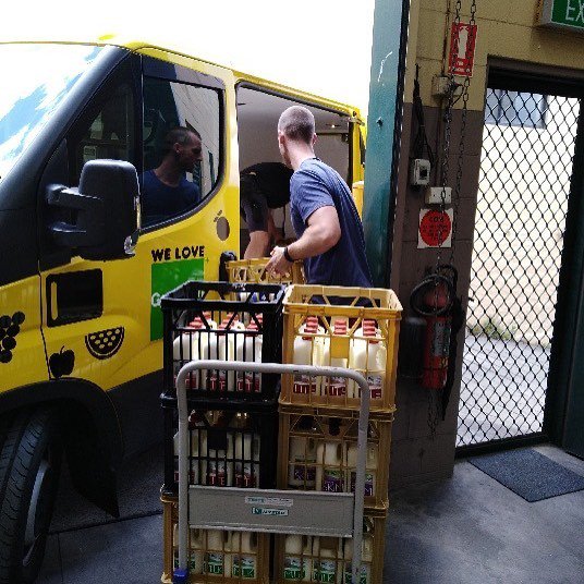 country_valley's tweet photo. When we have milk that is getting short on date in #sydney it is great to be able to supply @ozharvest. We know it is going to a good home. https://t.co/9JuizlxM6B