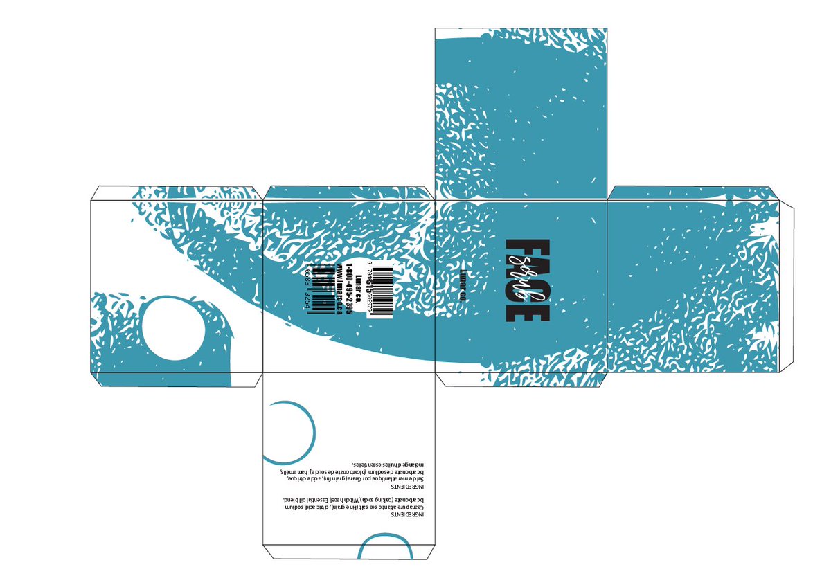 CinderFoxDesign's tweet image. Face Scrub Package design. Work in Process.