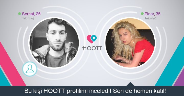 #HOOTTapp Yakınındaki kişilerle sohbet etmek için HOOTT indir. HOOTT ile Eğlen! goo.gl/jPUaB0