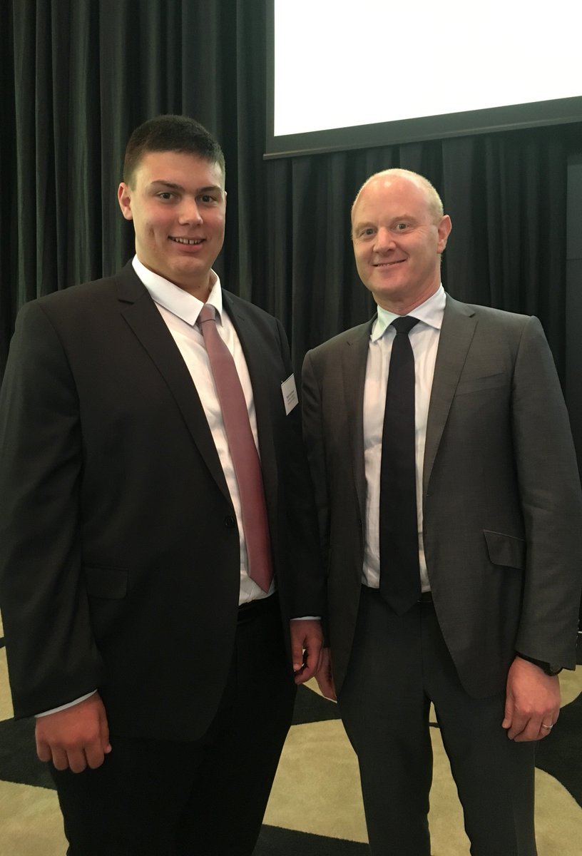 AIEFoundation's tweet photo. AIEF-BHP Tertiary Scholar Wyatt, @HSBC_AUS and 2012 graduate Chris and 2014 graduate Josh at @australian’s Competitive Advantage Forum, held in partnership with @BHP #Advantage2017 https://t.co/X2ZNNcMkuQ