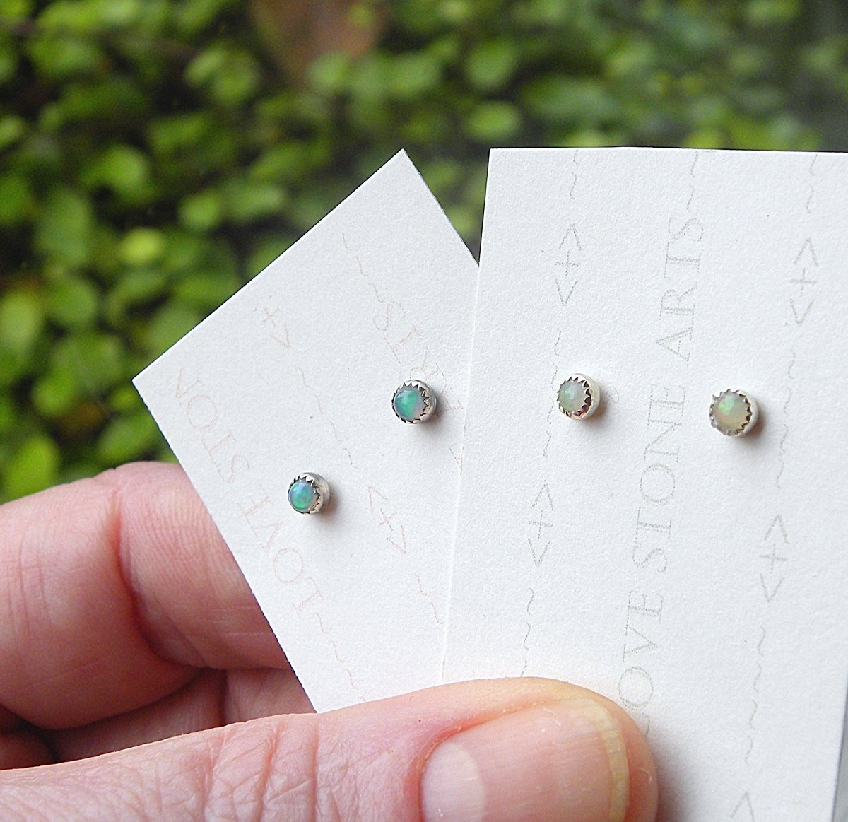 LoveStoneArts's tweet photo. Opal Stud Earrings in Sterling Silver, Natural AAA Ethiopian Gemstone… https://t.co/XVNqPXmjT5 #gemstones #WeloOpals https://t.co/FmITsctUne