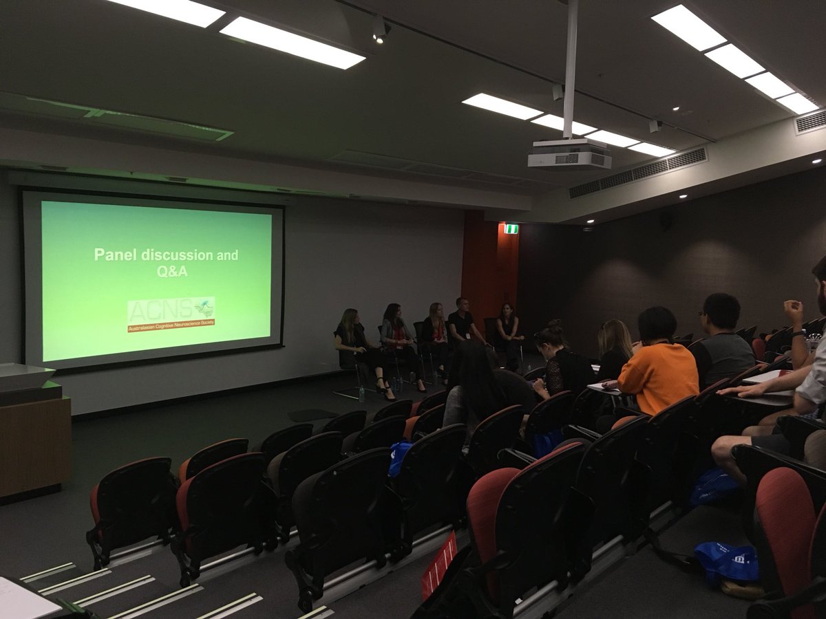 DaniGreaves11's tweet photo. Open panel discussion! How to post-doc. Such excellent, transparent and truthful insights!! @ACNS_ECR #ancs2017 https://t.co/lhomfh1Xtp