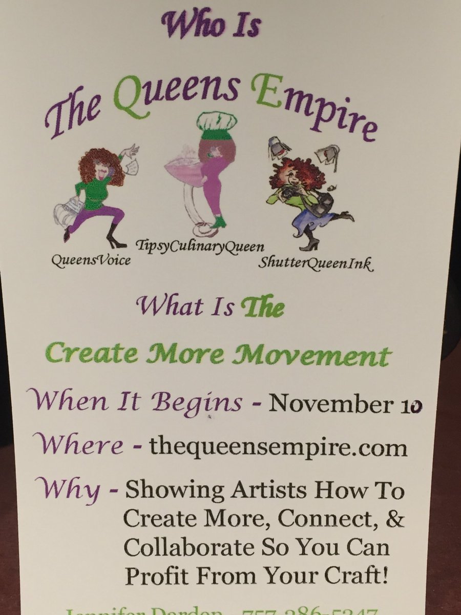 tipsyculinaryqn's tweet photo. TipsyCulinaryQueen has a new home.
The Queens Empire is a business hub. A home for the Queens. A house for our products. A haven for artists to connect and collaborate! https://t.co/ULSvoBoQyK