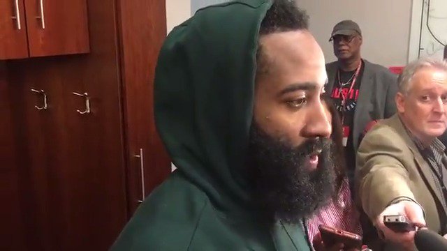 .@JHarden13 talked to the media about the win over the Nuggets and team chemistry.   Hear form the Beard ⤵️ 🎥 https://t.co/WgrWyXjaYO