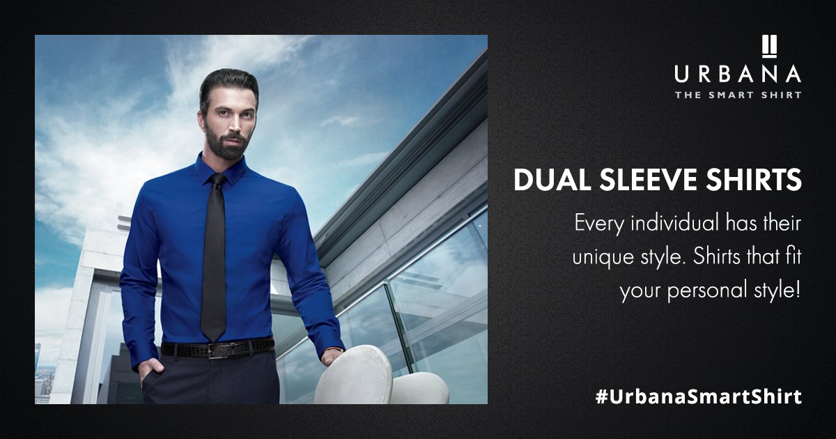 Urbana_IN's tweet photo. Our #SmartShirts with #DualSleeve will fit your personal choice of style. #Urbana https://t.co/6p6yHoqTAk