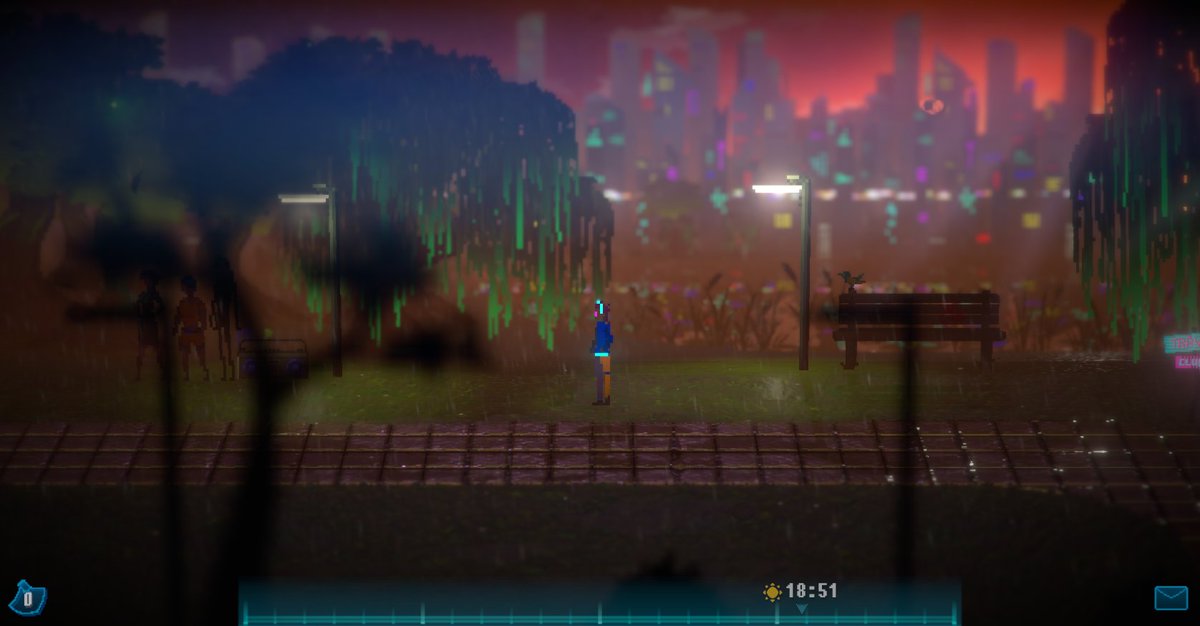 TeamFourthEye's tweet photo. We've been polishing up #lacunagame for prototype submission tomorrow ! We got new scenes, new characters and a revamped main street <:D

#pixelart #madewithunity #gamedev https://t.co/0efgfrSOM1