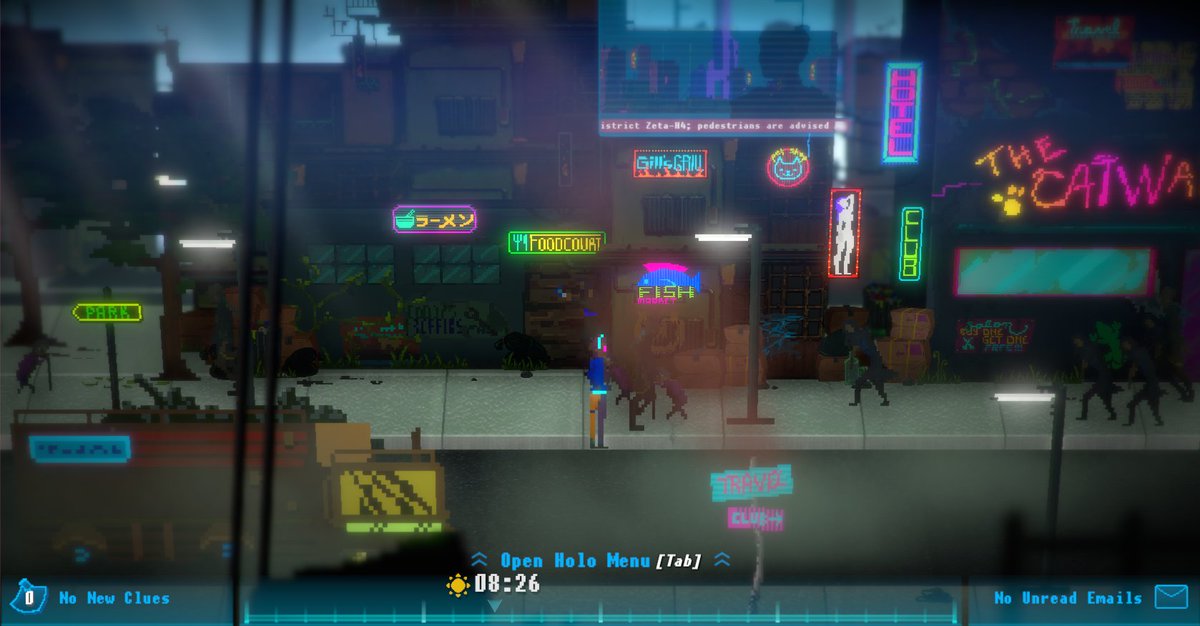 TeamFourthEye's tweet photo. We've been polishing up #lacunagame for prototype submission tomorrow ! We got new scenes, new characters and a revamped main street <:D

#pixelart #madewithunity #gamedev https://t.co/0efgfrSOM1