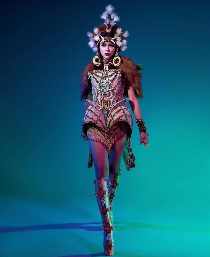 We love you Bunga Jelita #missuniverse #indonesia