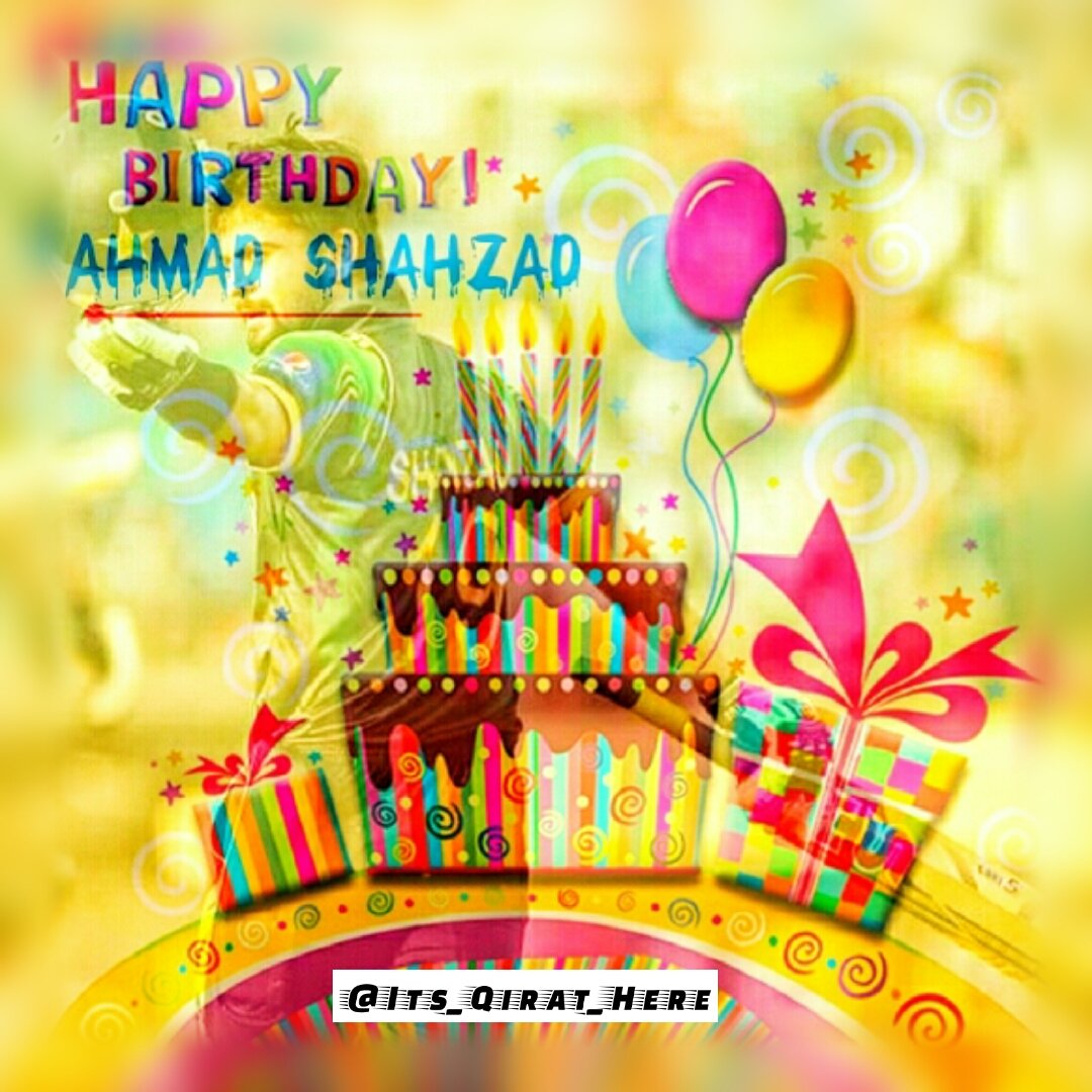 Aslam o Alikum Happy Birthday Ahmed Shehzad   