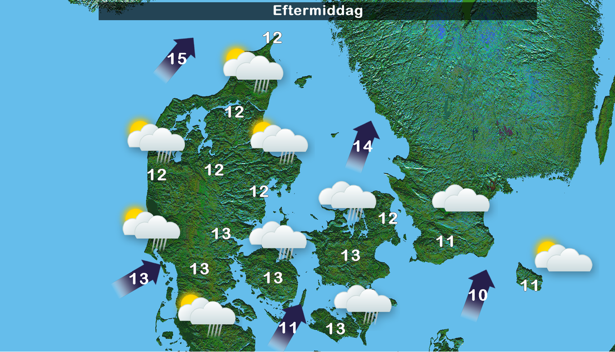dmidk's tweet photo. Fortsat #mildt 🥀, men #blæsende 💨og udbredt #regn 🌧️vestfra.
Men på Bornholm og i eftermiddag i Jylland #sol 🌞
Følg regnen https://t.co/7bJJ2YDWkV https://t.co/YmaQLD49cE