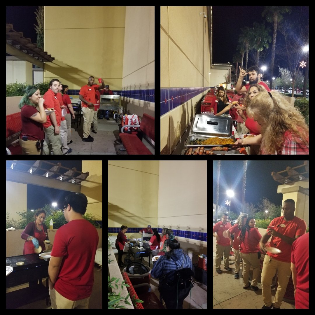 GLORIA_L13's tweet photo. Keeping the team well fed as they're getting ready for Black Friday! #DanielsJedi #BlackFriday #Target1869 #BringingJoy https://t.co/jMXGPGUnP6