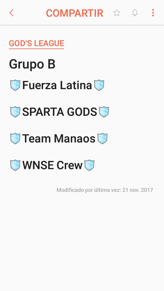 Los 4 Finalistas Del Grupo B De La @GodsLeagueCR_  Suerte.
@FuerzaLatinaCR 
@sparta_gods 
@TeamManaos_CR 
@WnseCrew